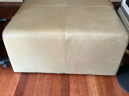 Photo of free Leather ottoman (West San Jose) #3