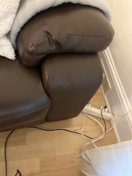 Photo of free Leather couch (N1) #3