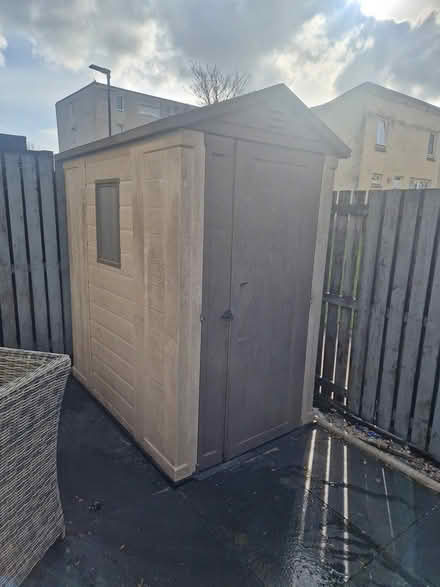 Photo of free 6x4 plastic Keter shed (Clydebank) #3