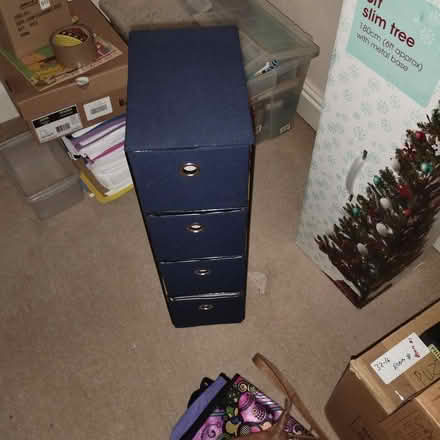 Photo of free Four drawer canvas tower (Sutton, Surrey) #1