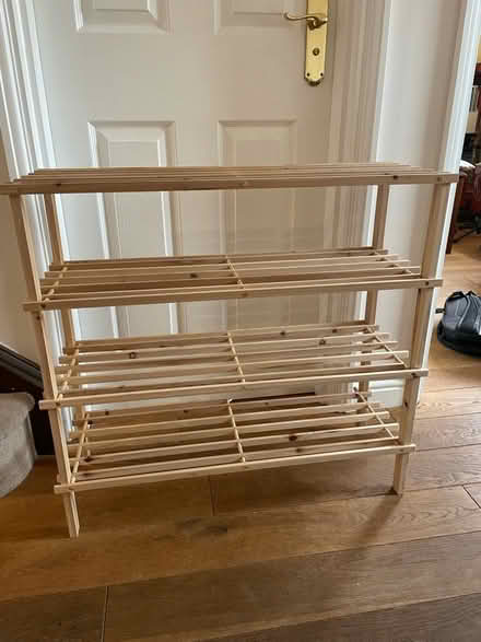 Photo of free Wooden shoe rack (EH16, Liberton) #1
