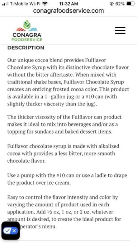 Photo of free Chocolate Fountain & Shake Syrup (East Castro Valley) #2