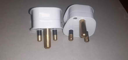 Photo of free Travel adaptor to round pin plugs (Maidenhead SL6) #1