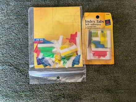 Photo of free Adhesive tabs (Springfield, Delco) #1