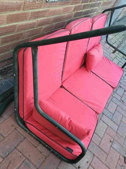 Photo of free Garden hanging sofa with cushions (letchworth garden city) #4