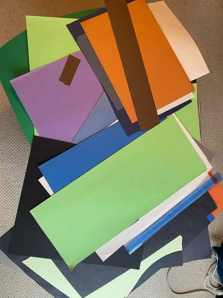 Photo of free Various sheets of card and paper (Woburn Sands) #1