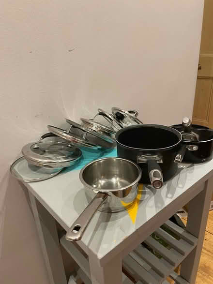 Photo of free Pots, pans and lids (Comely bank EH4) #1