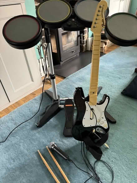 Photo of free Rockband PS3, Drums and Microphone (Blackheath Standard, SE7) #1