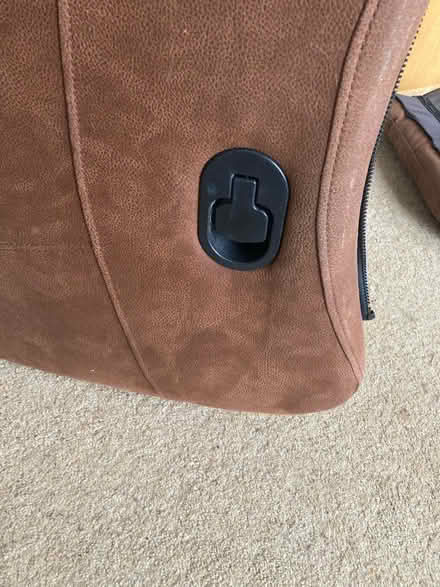 Photo of free Brown 2 seater recliner sofa- vegan (Roundhill Brighton) #3