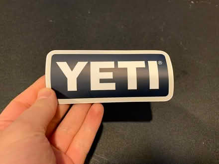 Photo of free Yeti sticker (Potomac) #1