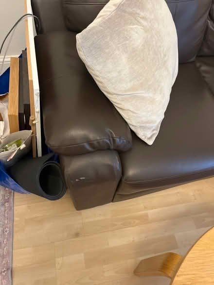 Photo of free Leather couch (N1) #4