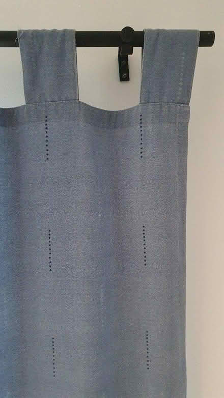 Photo of free Blue curtains - tab top (TA1) #3