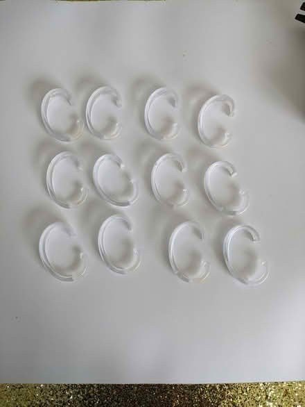 Photo of free Shower Curtain Hangers - Clear (Dixboro) #1