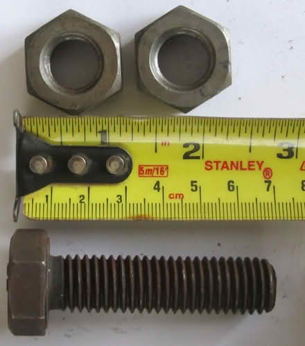 Photo of free 5/8" Bolts and Coach Bolts (Girton) #2