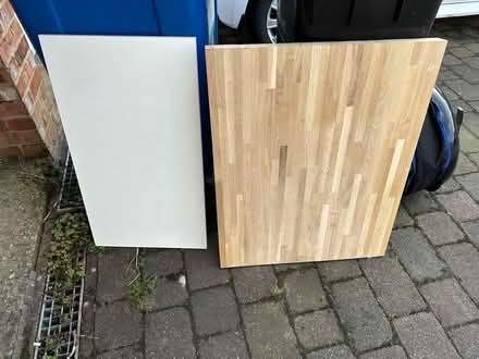 Photo of free Oak worktop and kitchen unit side (Cheadle Hulme, Hazel Road, SK8) #1