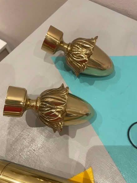 Photo of free Flexible brass curtain pole+ (Comely bank EH4) #4