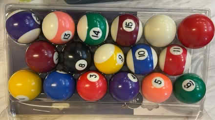 Photo of free Snooker/Pool table + balls & cues (EH16, Liberton) #3