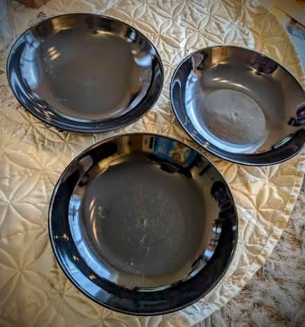 Photo of free 3x Black Pasta Plates (Eltham SE9) #1