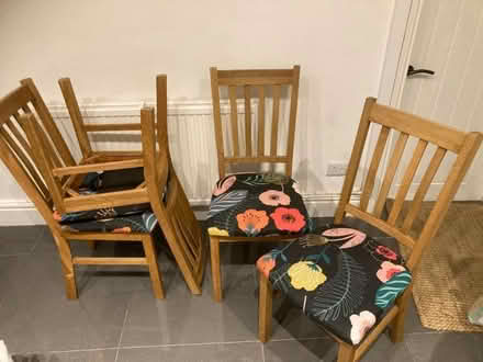 Photo of free Set of x4 Dining Chairs (Chinley SK23) #3