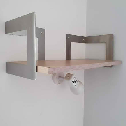 Photo of free Stainless Steel and Wood Veneer Shelf (Wokingham RG40) #4