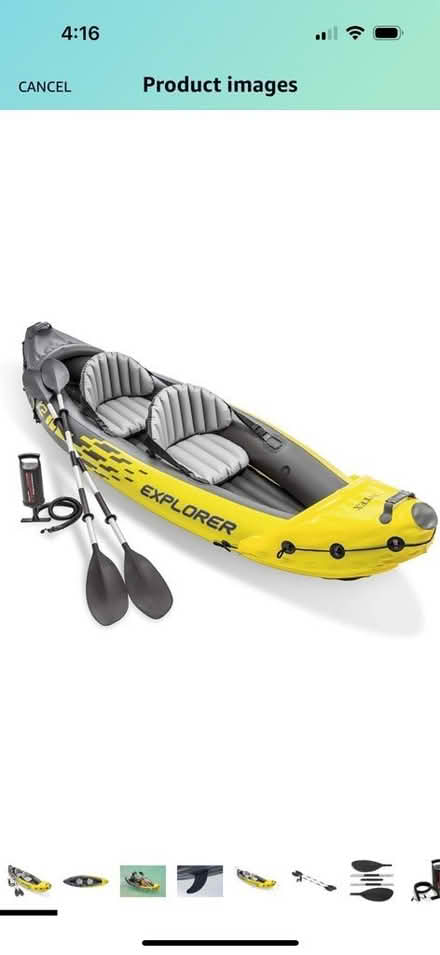 Photo of free Intex inflatable kayak (West Dublin) #2