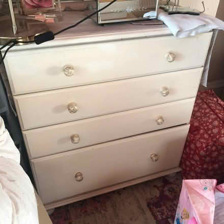 Photo of free Sturdy chest of drawers cream chalk paint (Craigmillar Park EH16) #1