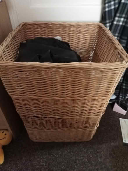 Photo of free Whicker basket (Shrewsbury monkmoor by) #1