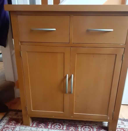 Photo of free Wood sideboard/cabinet with drawers (Leeds LS16) #3