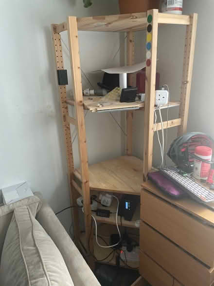 Photo of free IVAR corner shelving unit (SW4) #1