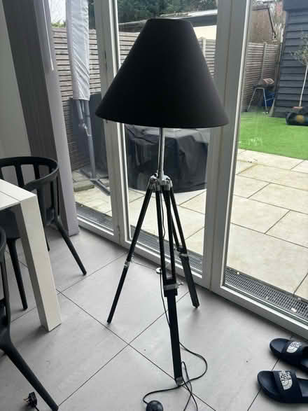 Photo of free Standing lamp black (Wallington SM6) #1