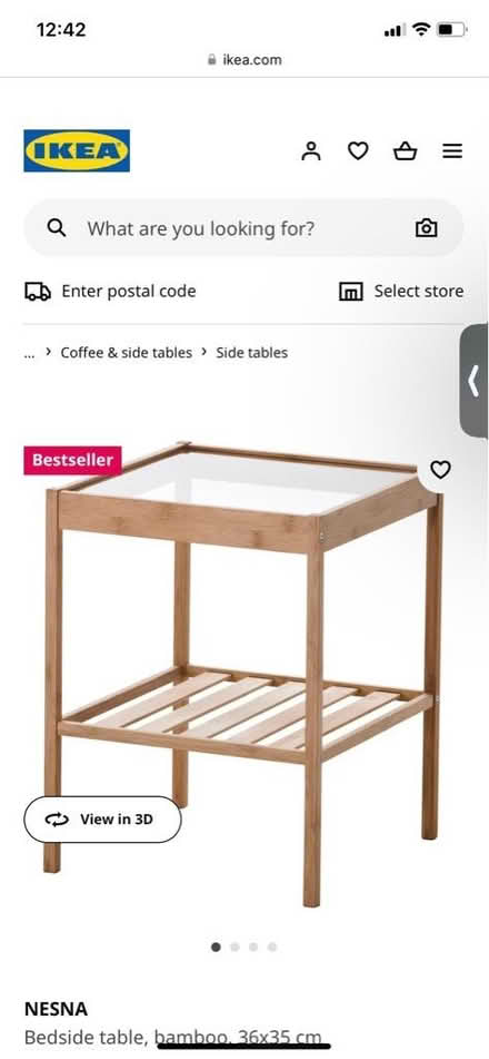 Photo of free Two IKEA Nesbo side tables (SE19) #2
