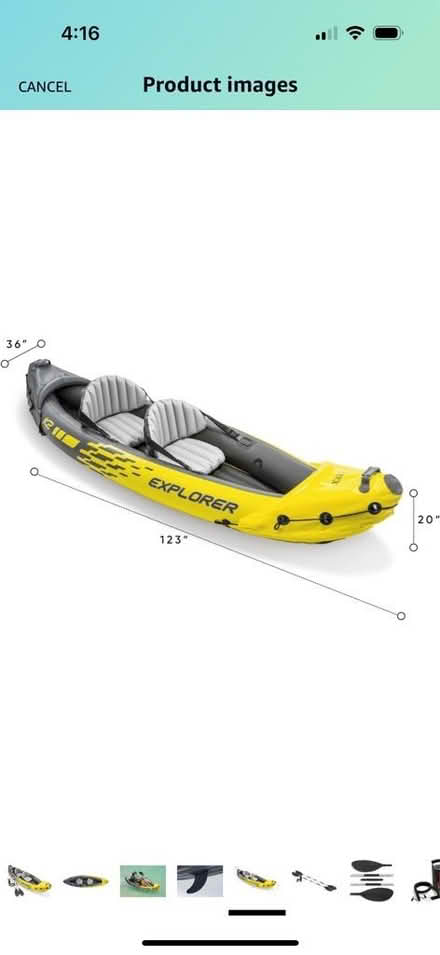 Photo of free Intex inflatable kayak (West Dublin) #1