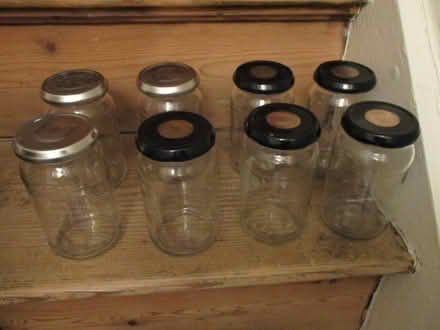 Photo of free 8 x Empty jam jars with lids. (Kendal LA9) #1