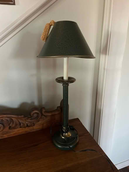 Photo of free Green table lamp (Plano) #1