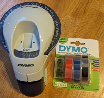 Photo of free Name label tapes for Dymo Omega labelling machine (Woodmancote GL11) #1