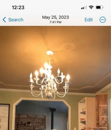 Photo of free White chandelier (Placerville) #1