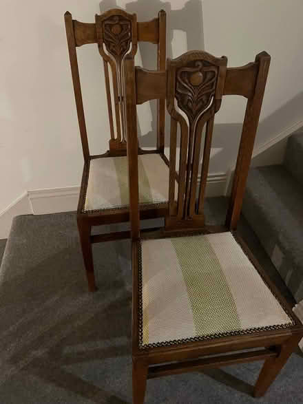 Photo of free Dining Chairs (2) art nouveau (Leeds LS1) #3