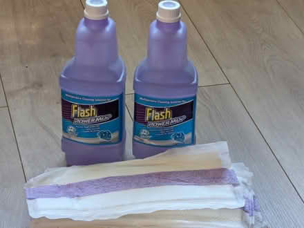 Photo of free Flash power mop liquid and pads (CH66) #1