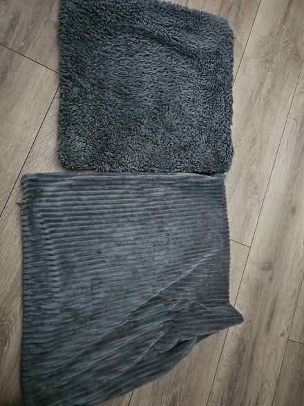 Photo of free X2 grey cushion covers. (Mayfield NE23) #1