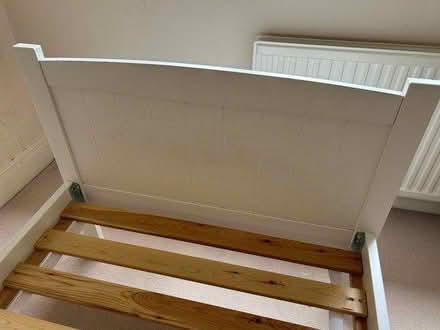 Photo of free Single Aspace bed (white) (Weybridge) #3