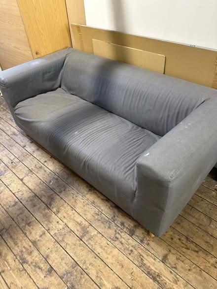 Photo of free 2 person upholstered couch sofa (Manchester M1) #1