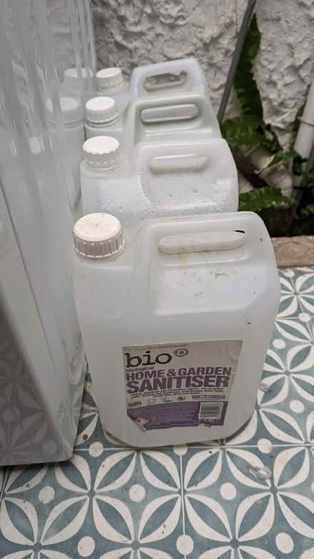 Photo of free Empty 5 litre plastic bottles. (Belmont TN35) #1