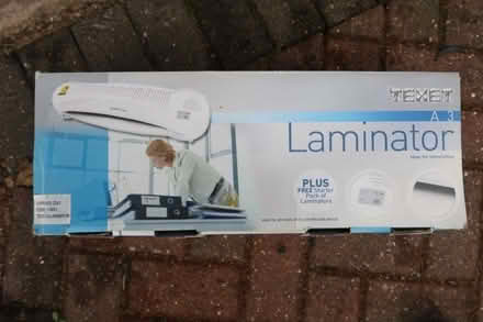 Photo of free Laminator and laminator sheets (GU14) #1