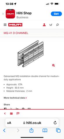 Photo of free HILTI stainless steel CHANNEL 6x 3m (Worcester WR1) #1