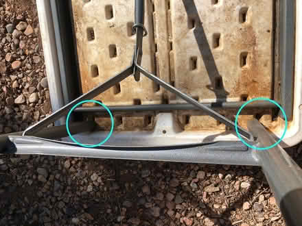 Photo of free plastic table (Cerrillos & St. Francis) #2