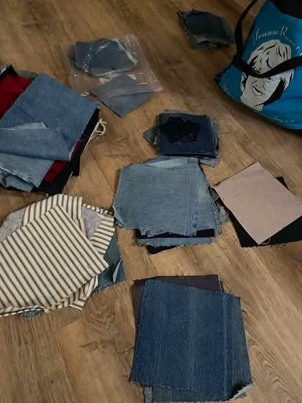 Photo of free Denim squares and pieces (San Antonio/Wyoming) #1