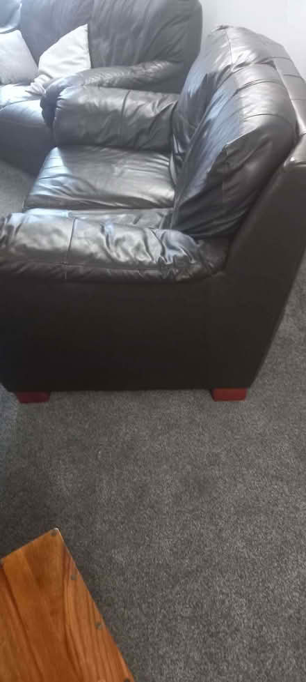 Photo of free 2 Seater Leather Sofa (Pinehurst SN25) #2