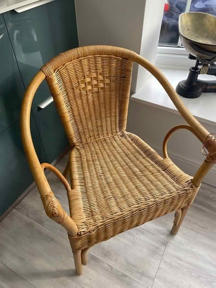 Photo of free Wicker chair (Stanmore, HA7) #2