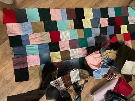 Photo of free Corduroy quilt top and fabric (San Antonio/Wyoming) #1
