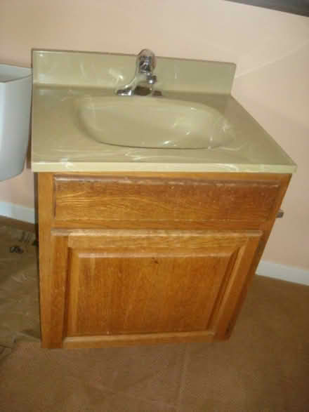 Photo of free vanity, sink, nearly new faucet (central San Rafael) #1